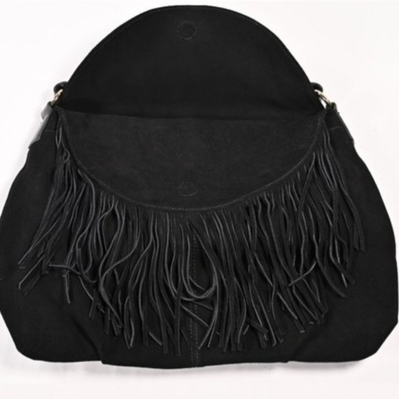 🔥 GENUINE SUEDE LONG FRINGE HANDBAG FROM NORDSTROM - Picture 5 of 7